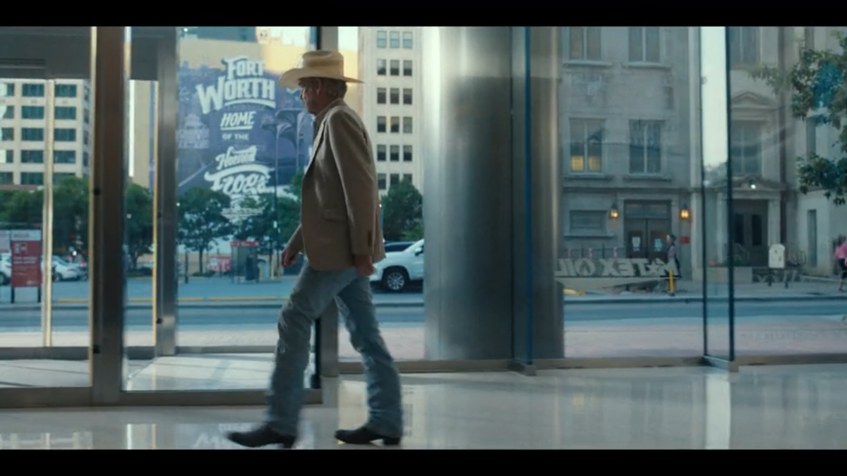 A TCU mural is seen in “Landman” season 2, episode 8.