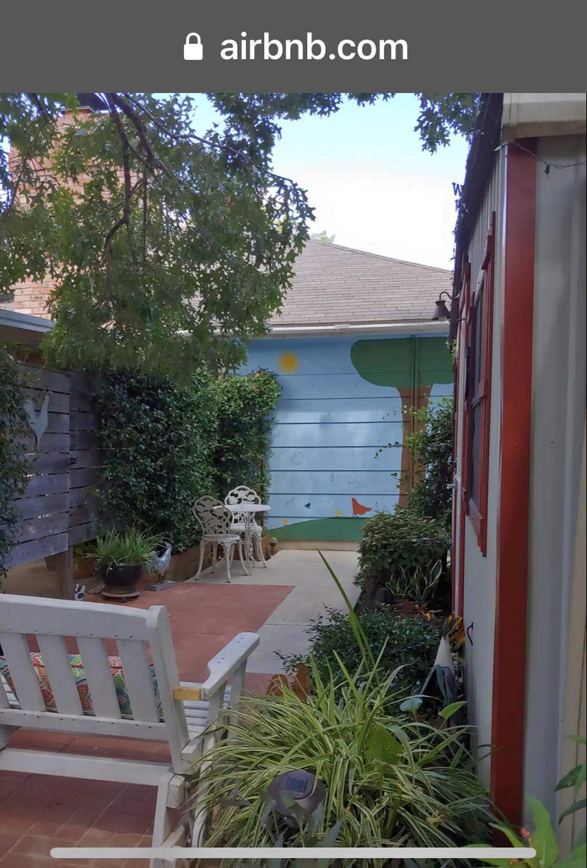 Outside