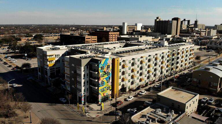 Looking for a roomy apartment? Come to Fort Worth where they are big and getting bigger