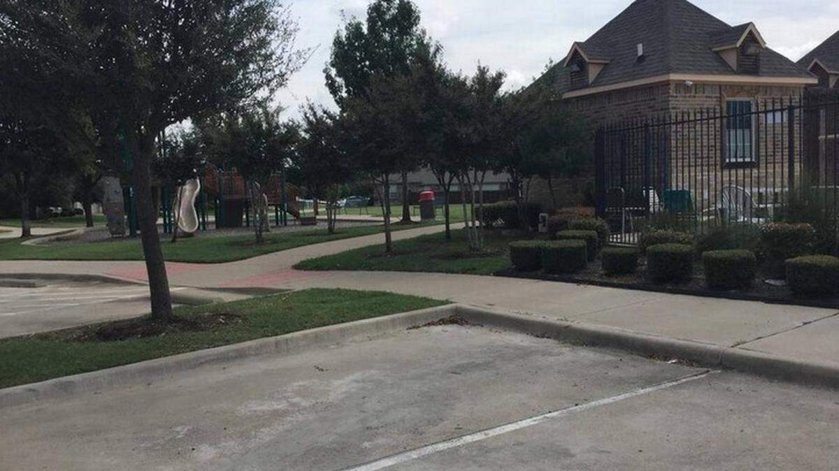 Two teens were shot to death near this Crowley park in August. Two Fort Worth men were arrested Wednesday, accused in the killing.