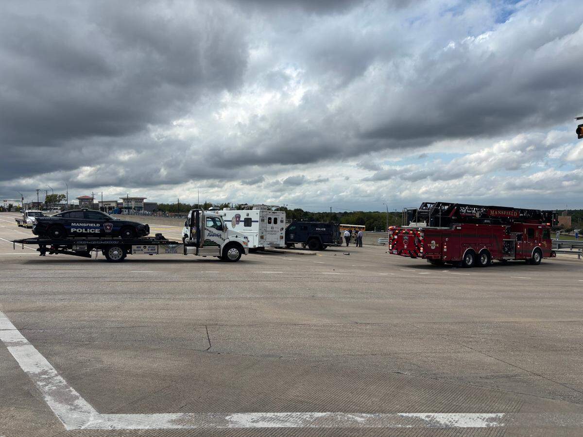 A driver killed himself after he led police on a chase during which he fired multiple shots at officers on Monday afternoon Sept. 23, 2024,, according to Mansfield police. Two officers crashed their vehicles, but no officers were injured in the crash or the shooting.
