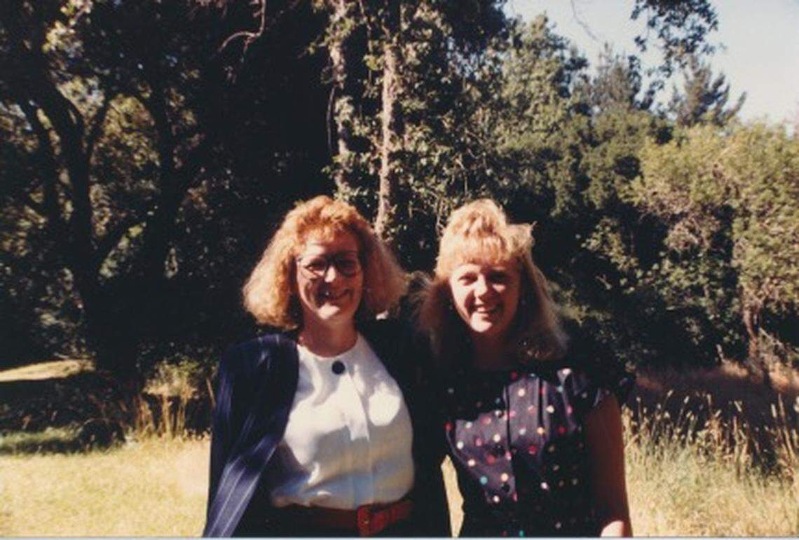 Sue Sudduth (left) poses with her daughter, Angela Walter, in 1989 when Walter graduated high school in California. Angela Walter was not able to be involved in her mother’s life for 25 years because of her mother’s marriage to Joseph Sudduth. Joseph Sudduth was abusive, Walter said, and Walter tried to protect her family from potential violence. Joseph Sudduth is now charged with murder in Sue Sudduth’s death.