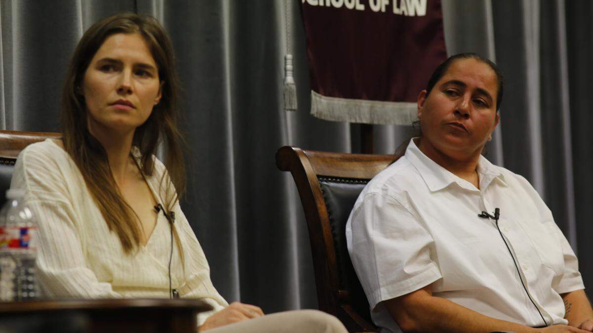 Amanda Knox and Anna Vasquez talk about their wrongful convictions. Amanda Knox was convicted of murder, and Anna Vasquez was convicted of sexual assault. Both convictions were overturned.