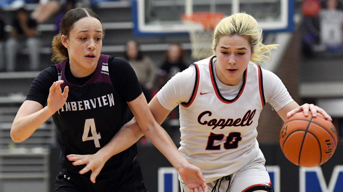 Mansfield Timberview’s Brooklyn Terry, left, will play for Legion Prep next season.