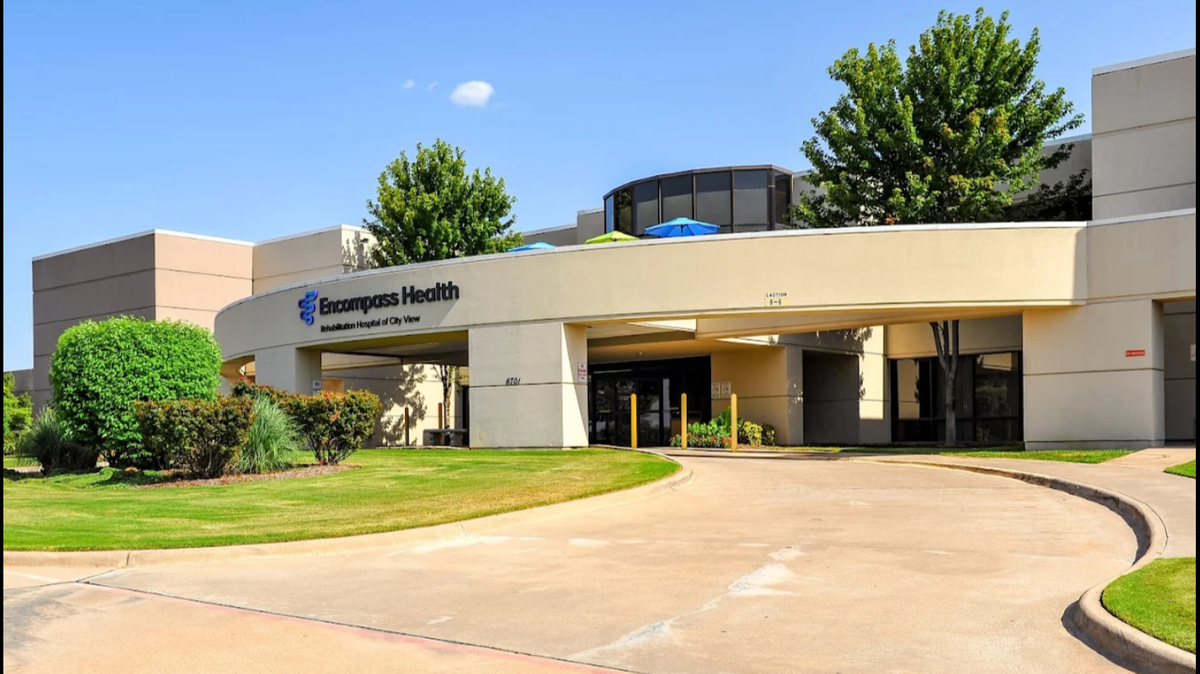 Encompass Health’s Fort Worth rehabilitation hospital. The company will open a new location in Haslet next year, according to a media release from Dallas developers.