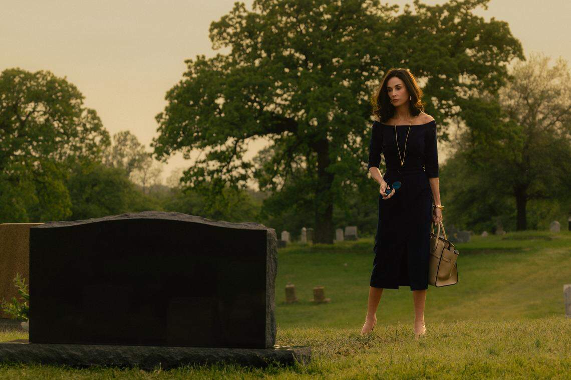 Demi Moore as Cami Miller in “Landman” episode 4, season 2, streaming on Paramount+.