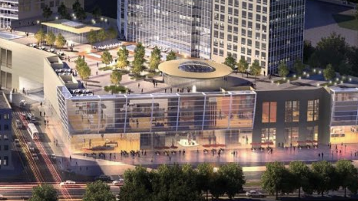 Early design concepts of the Omni Hotel expansion include 400 additional rooms.