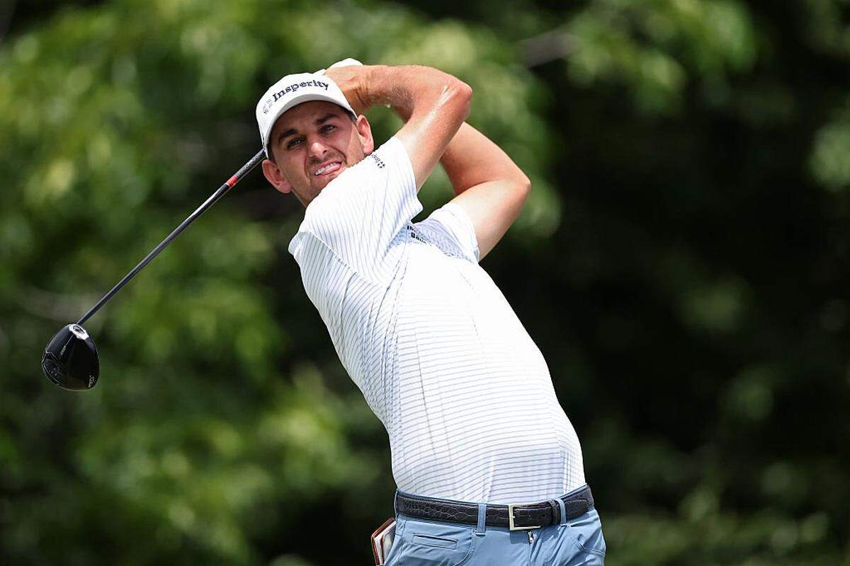 FORT WORTH, TEXAS - MAY 30: Mac Meissner of the United States plays his shot from the 12th tee during the third round of the Charles Schwab Challenge 2026 at Colonial Country Club on May 30, 2026 in Fort Worth, Texas. 