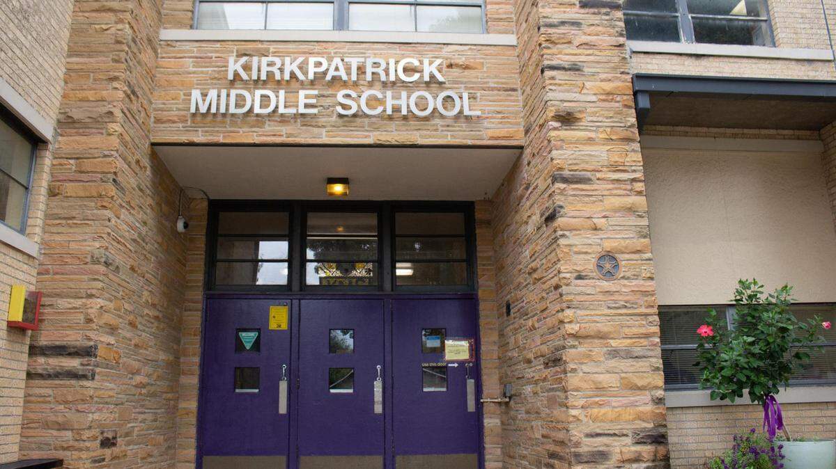 Kirkpatrick Middle School, built in 1949, is one of the Fort Worth middle schools that would receive upgrades under a proposed bond.