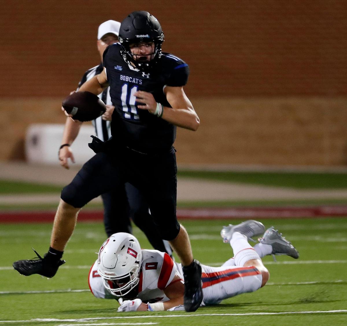 Byron Nelson quarterback Jake Wilson (11) is among the best in the state this season.