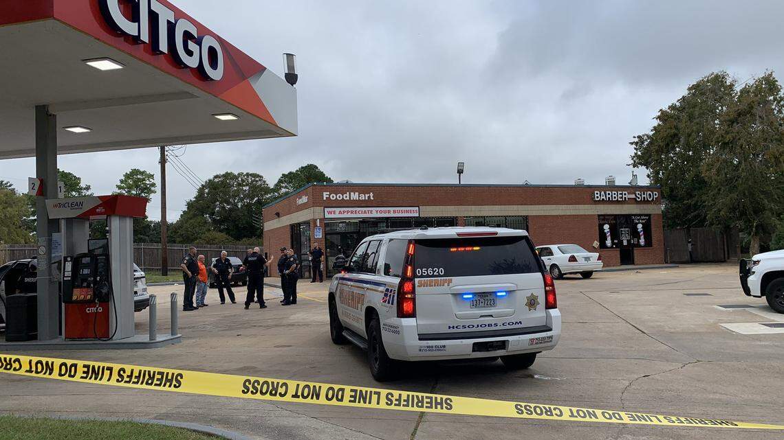 Two suspects tried to rob a convenience store in Houston, Texas, on Oct. 25, 2021, deputies said. One man was shot by the store clerk.