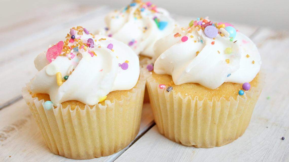 File photo of cupcakes. Police in Texas said a man stole a bag of cupcakes after attacking a convenience store clerk.