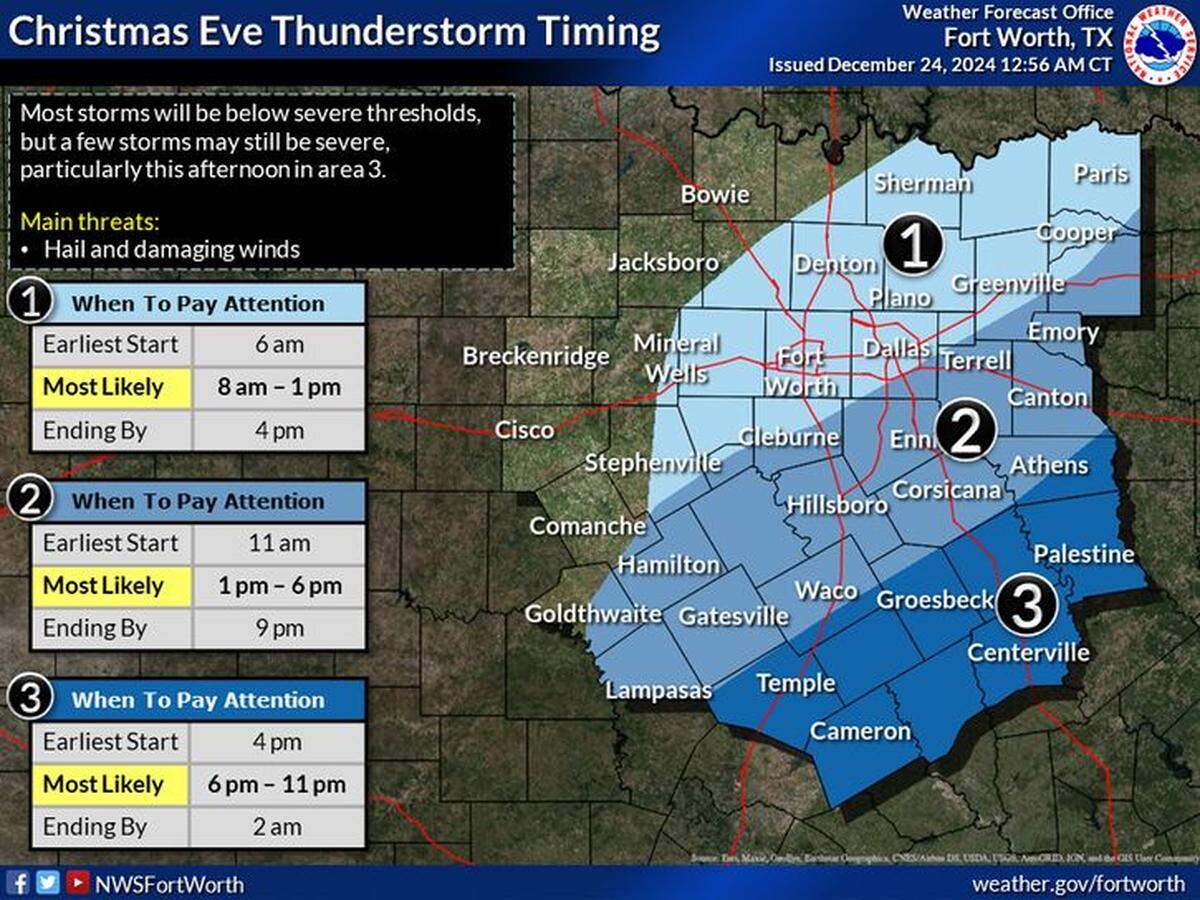 Forecast for Dec. 24.