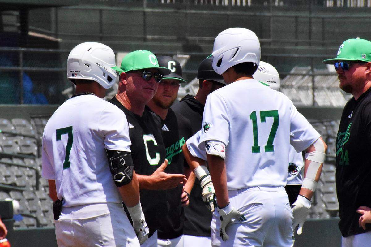 Southlake Carroll secured an area round series victory at Riders Field in Frisco on Saturday, May 10, 2025.
