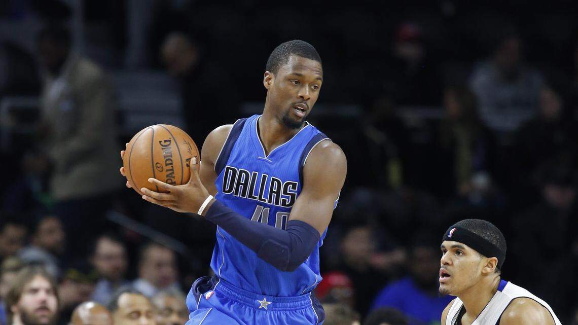 Harrison Barnes (right hamstring) participated in the Mavs’ practice Friday but is still not likely to play Saturday in the home opener.