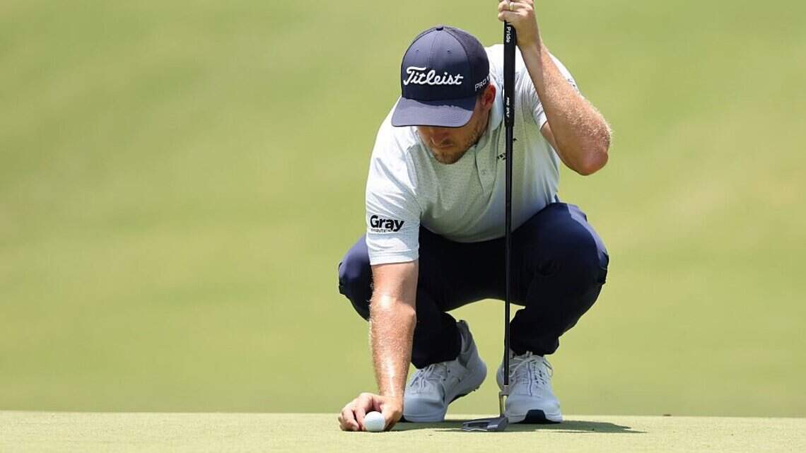 Bogey on final hole creates massive logjam after first round of Colonial