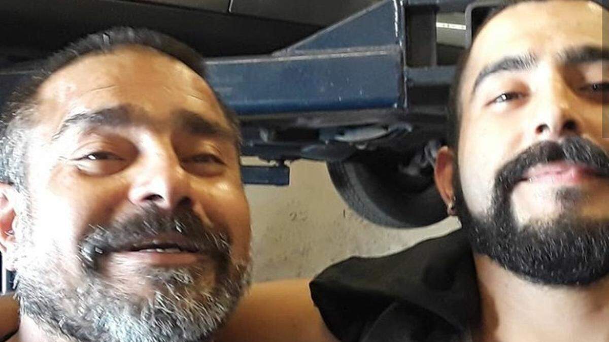 In this file photo, Joe Castro, left, with son Joseph. Joseph died of an overdose in June 2019 at age 28. Now the Castro family is reaching out to others to share messages of grief and hope, as well as spread awareness to tackle the problem of drug overdoses in society.