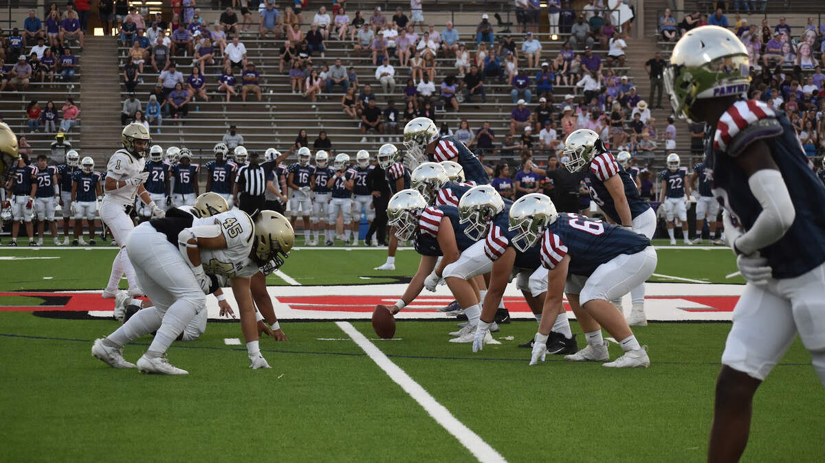 Fort Worth Paschal faces off against Irving during a high school football game at Clark Stadium in Fort Worth, Texas, Thursday, August 24, 2023.