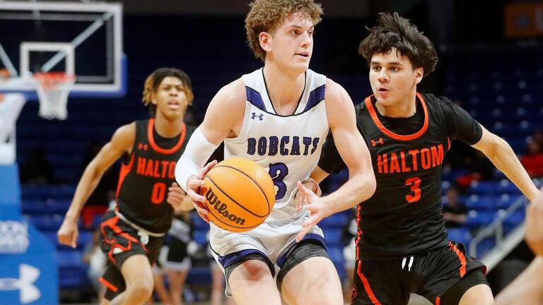 PHOTOS: Byron Nelson downs Haltom in boys basketball playoff opener at UT-Arlington