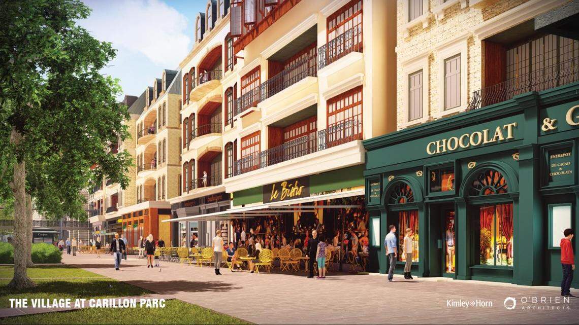 A new developer, HCCP Carillon Partners Llc., wants to revive the mixed-use project at Carillon with a focus on experiential entertainment, chef-driven restaurants and one-of-a-kind mom-and-pop shops. The proposal also includes 40 to 50 residential lofts on the floors above the retail.