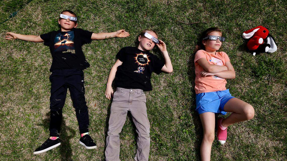 See photos from the solar eclipse in North Texas