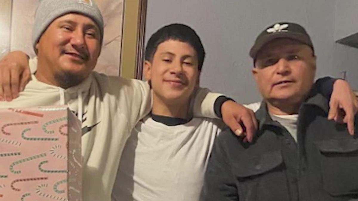 Daniel Olalde Moreno (center,) 19, died on April 21, 2024, at John Peter Smith Hospital after he was shot at a prom afterparty in Fort Worth.