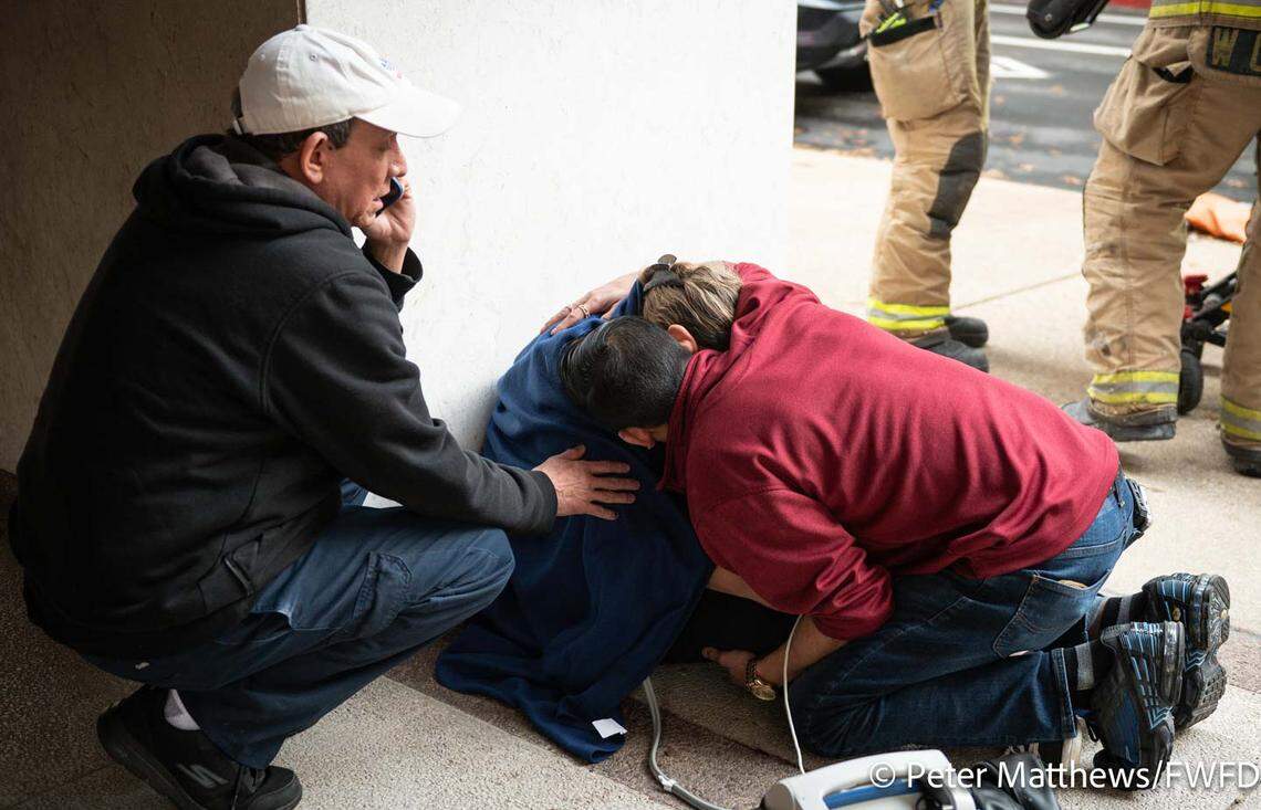 Fort Worth firefighters rescued multiple people from the explosion at the Sandman Signature Hotel on Monday. Fourteen were transported to hospitals.