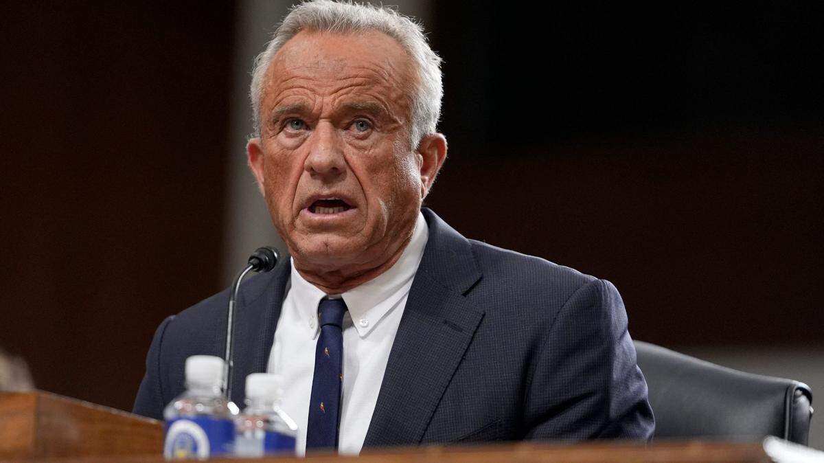 Robert F. Kennedy Jr. testifies before the Senate Finance Committee during a confirmation hearing on his nomination to be Secretary of Health and Human Services on Jan. 29, 2025 in Washington.