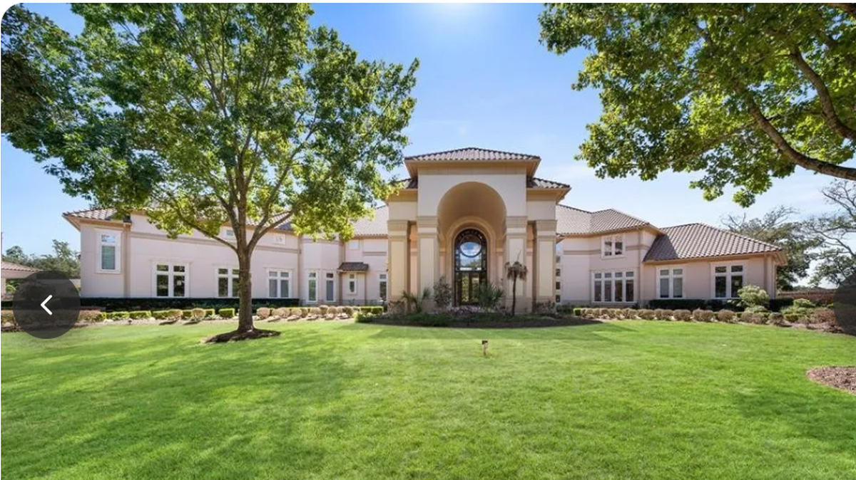 Exterior of the over 17,000-square-foot residence.