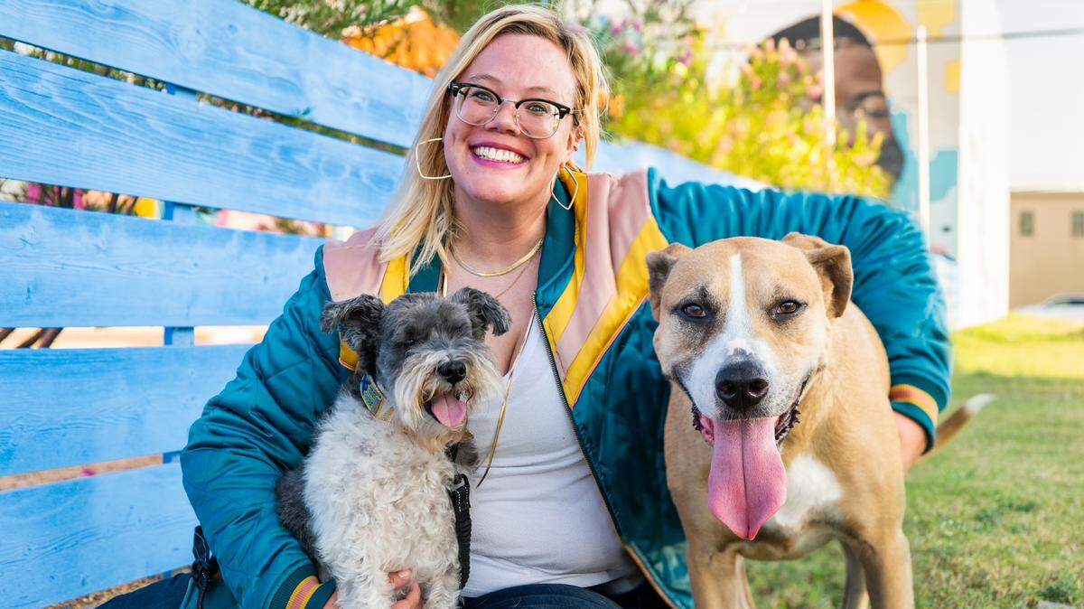 Ashley B. of Weatherford is the first volunteer in the Fort Worth area for Dogs Matter, based out of Dallas, an organization that cares for dogs while their owners are in rehab for alcohol and substance abuse.