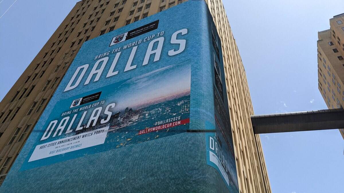 A World Cup announcement party was held at AT&T Discovery District in downtown Dallas on Thursday afternoon.