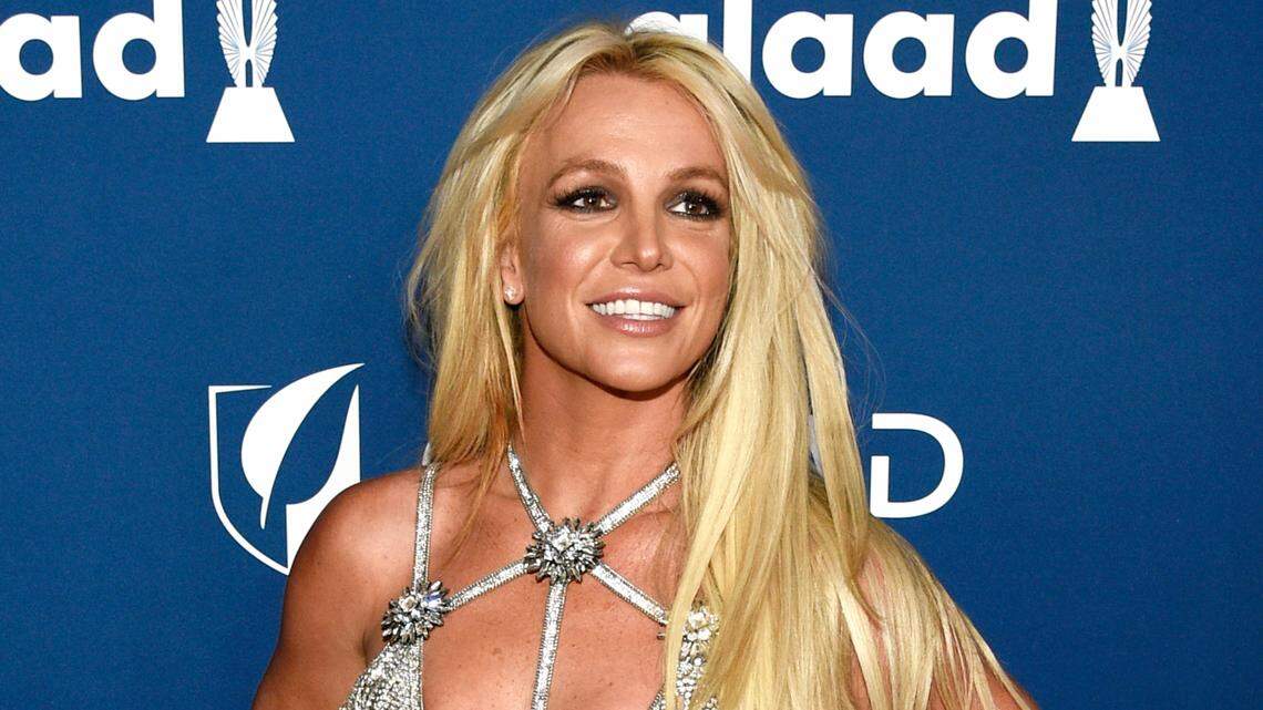 FILE - Britney Spears appears at the 29th annual GLAAD Media Awards in Beverly Hills, Calif., on April 12, 2018. (Photo by Chris Pizzello/Invision/AP, File)