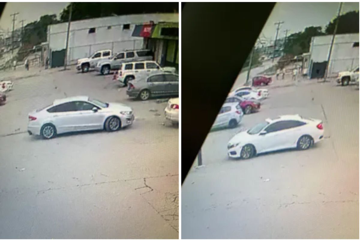 The first suspect’s vehicle is a silver Ford Fusion with the Texas license plate RWD5013. The second suspect drove a white Honda Civic with the Texas license plate RLZ1670, police say.