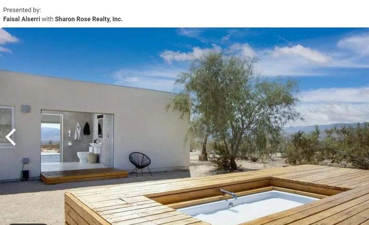 The outdoor deck comes complete with a soaking tub so you can relax while enjoying the view.