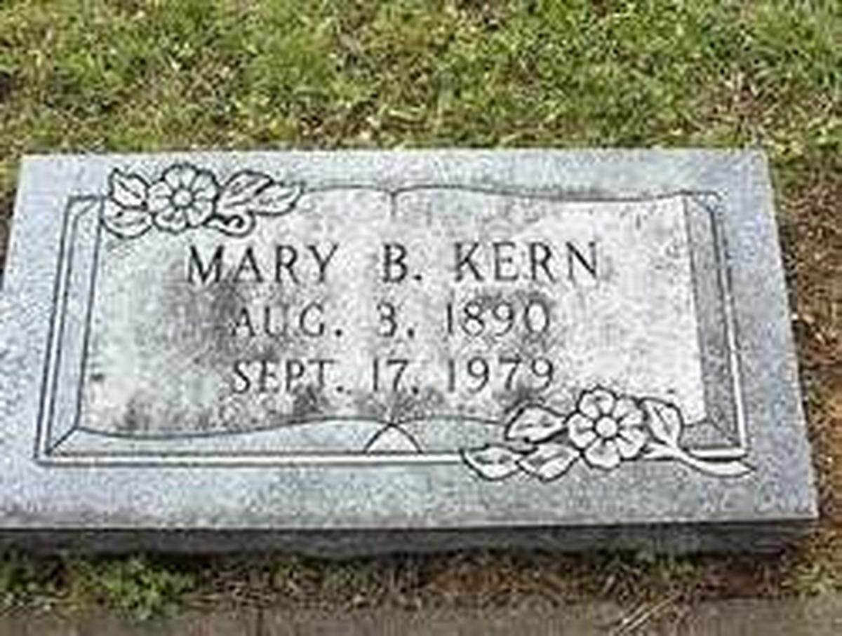 Mary Kern is buried in Fort Worth’s Pioneers Rest cemetery next to her mother, Jennie Kern.