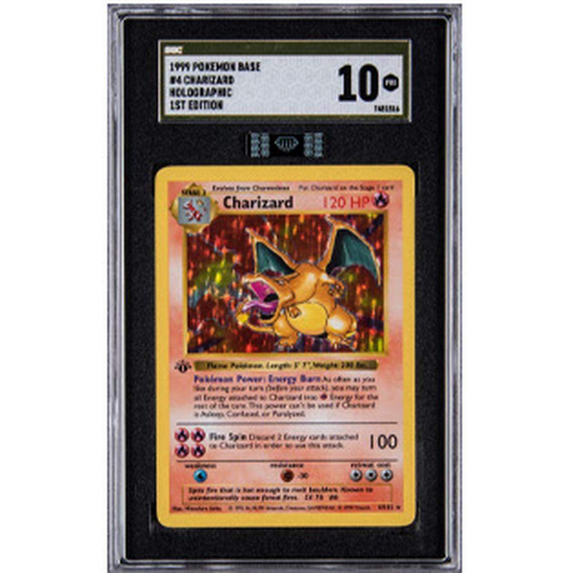 Rare 1999 1st&nbsp;edition Charizard card 