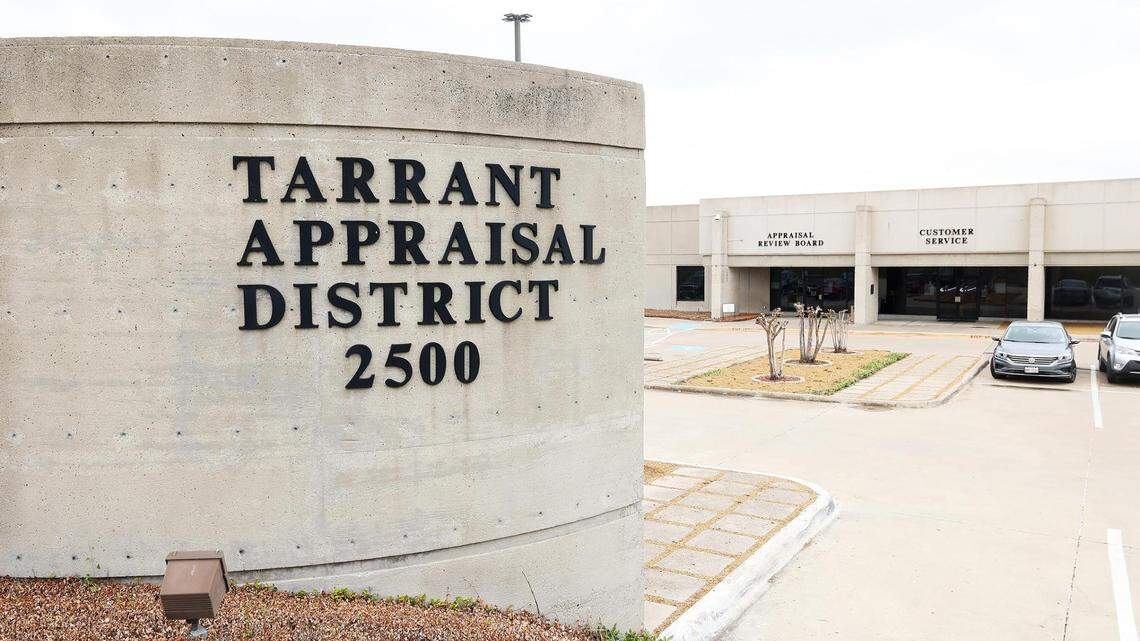 The Tarrant Appraisal District building on Thursday, March 16, 2023.