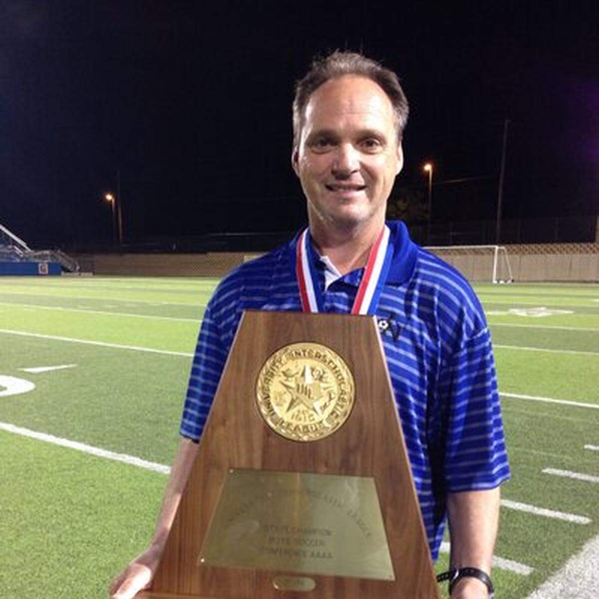 Howard Putter won a state championship in 2014 while coaching the Byron Nelson boys soccer team.