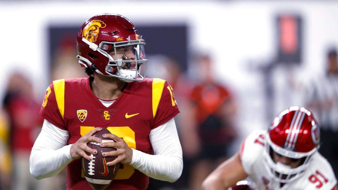Heisman Trophy winner and Southern California quarterback Caleb Williams and the Trojans will face Tulane in the Cotton Bowl on Jan. 2.