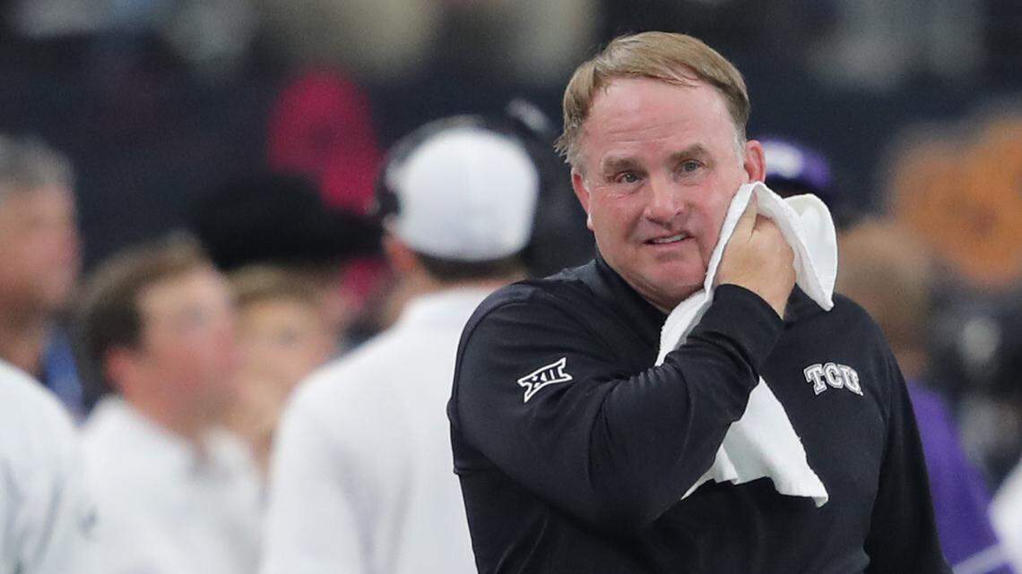 TCU Horned Frogs head coach Gary Patterson lost to Kansas for the first time since joining the Big 12.