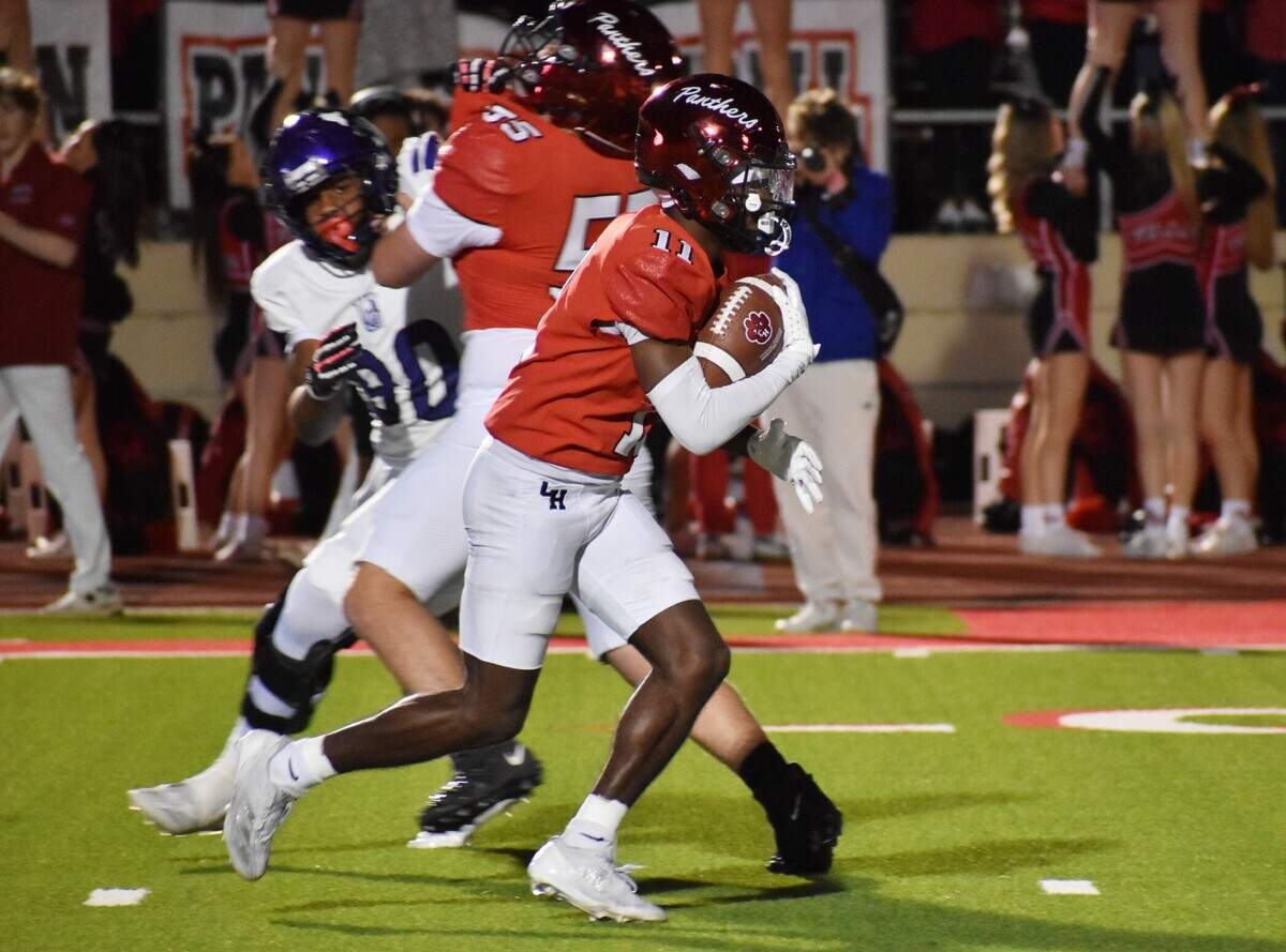 Colleyville Heritage running back Jerrod Wiley Jr. is returning to Panther football.