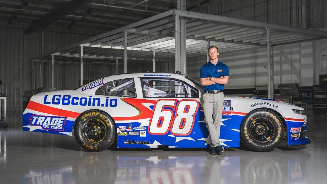 Brandonbilt Motorsports announced on Dec. 30 that LGBcoin has signed on as Brandon Brown’s full season primary partner for the 2022 NASCAR Xfinity Series season.