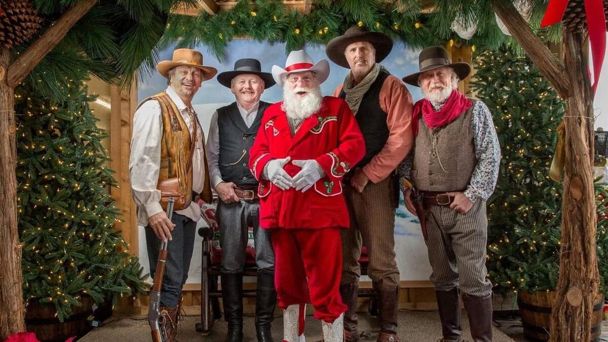 Take the family to visit Santa at the Stockyards to take a memorable photo.
