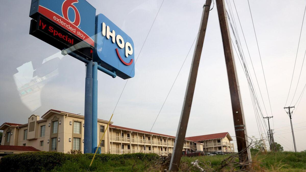 The extended stay Motel 6 in White Settlement on Monday, April 10, 2023. The White Settlement Police Department has created a task force to reduce crime at hotels and motels along Interstate 30 and West Loop 820 South. The department has received 2,860 calls for service across eight of these properties over the past two years.