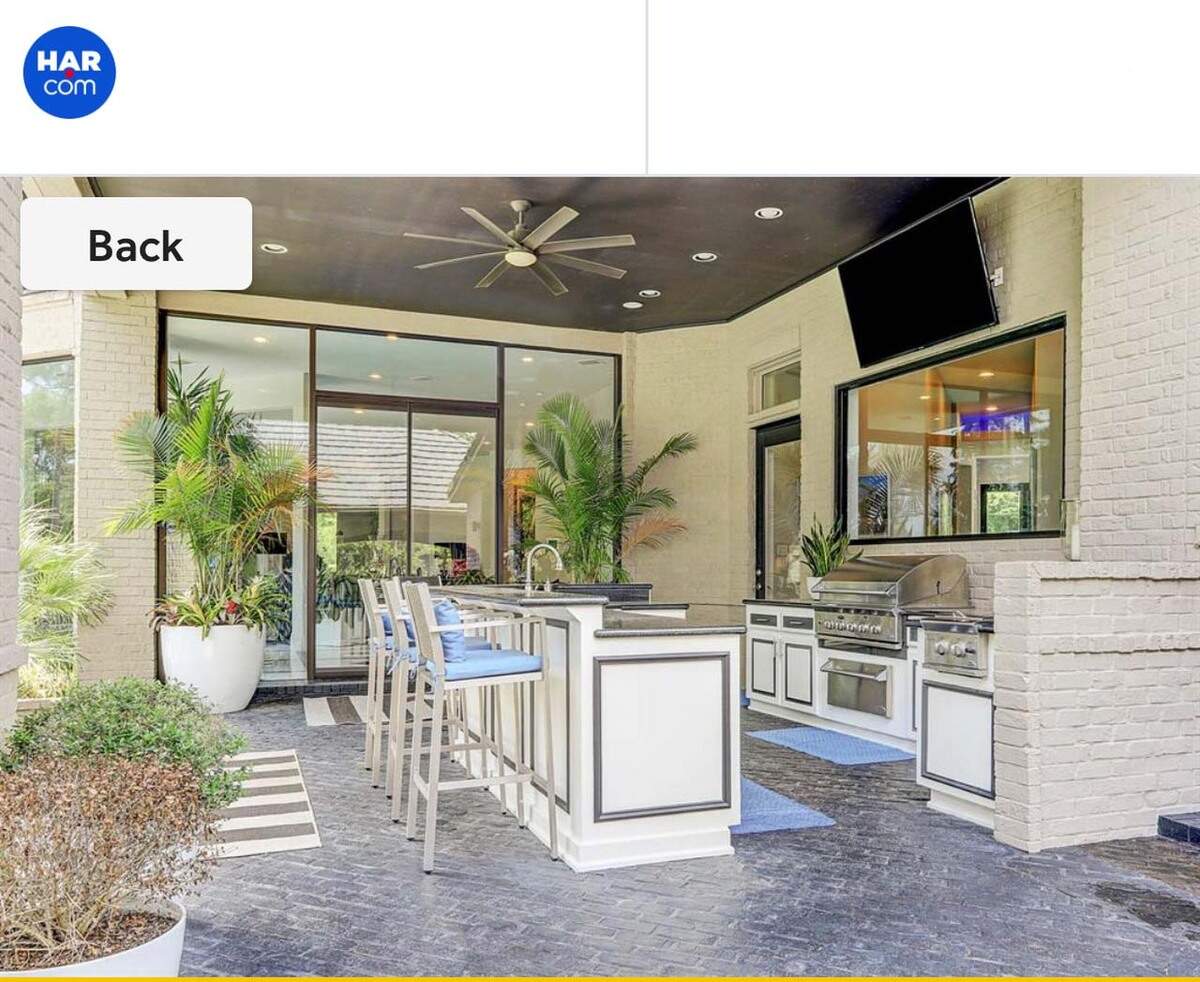 Outdoor kitchen.