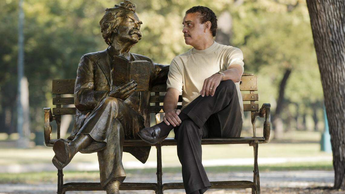 Mark Twain’s bronze statue in Trinity Park mysteriously vanished. We went searching.