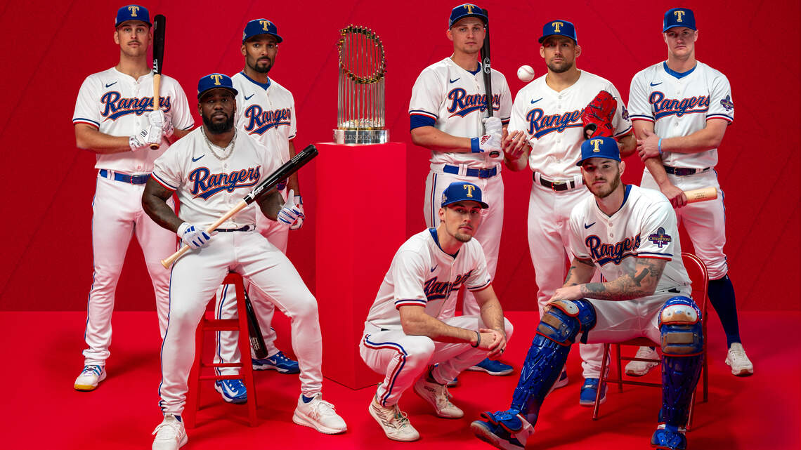 Texas Rangers gold collection merchandise on sale | Fort Worth Star ...