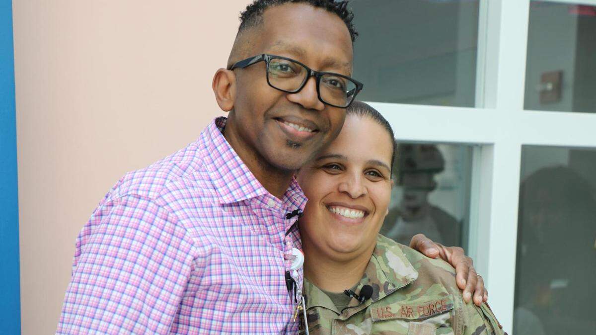 Siblings Raymond Turner and Christina Sadberry met for the first time in March.