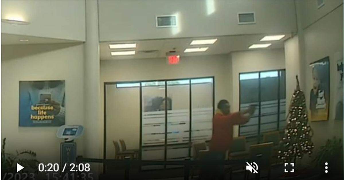 Fort Worth police released a collection of security, drone and body-camera footage that shows Leland Williams shooting Deputy Brent Brown at a credit union, followed by officers responding and Williams being arrested in a nearby neighborhood.