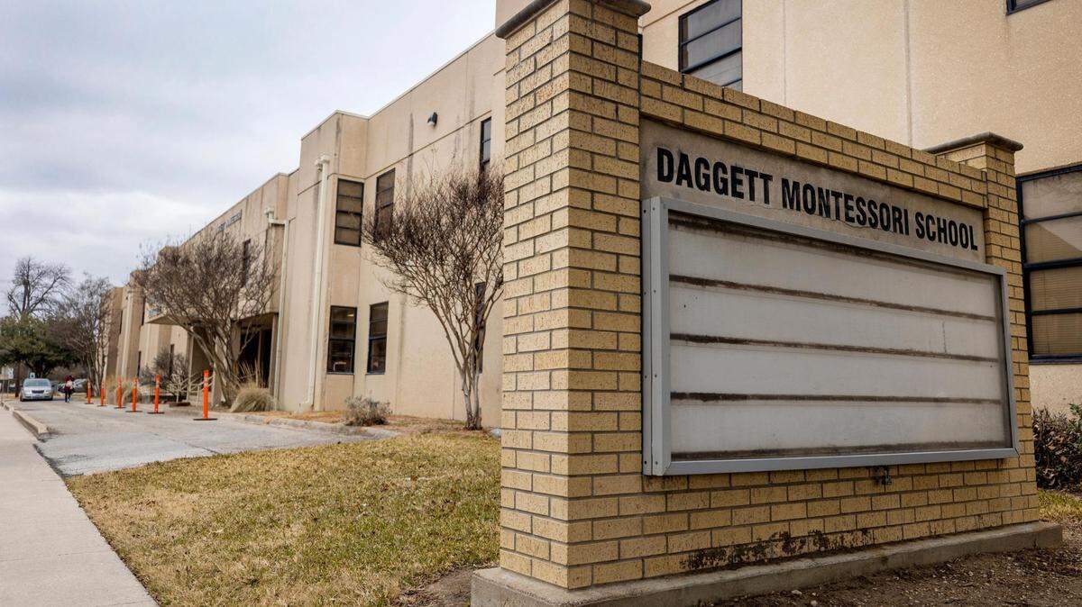 Daggett Montessori School is one of dozens of elementary schools in the Fort Worth school district that received bipolar ionization devices in 2020 and 2021.